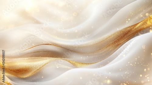 A luxurious ivory and gold background with a soft, glowing gradient effect, evoking sophistication