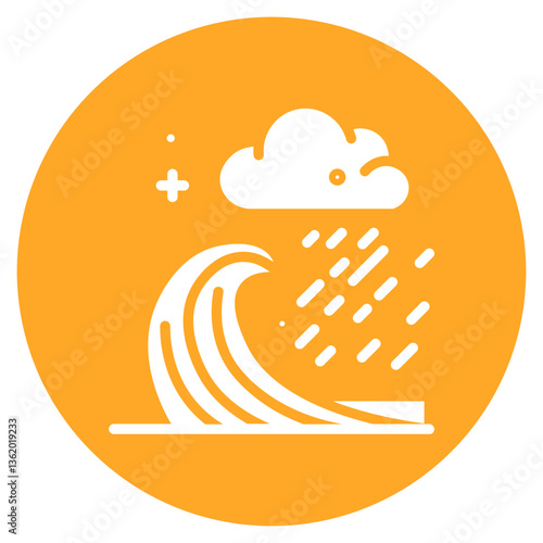Storm Surge Vector Icon