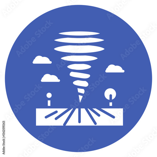 Tornado Vector Icon