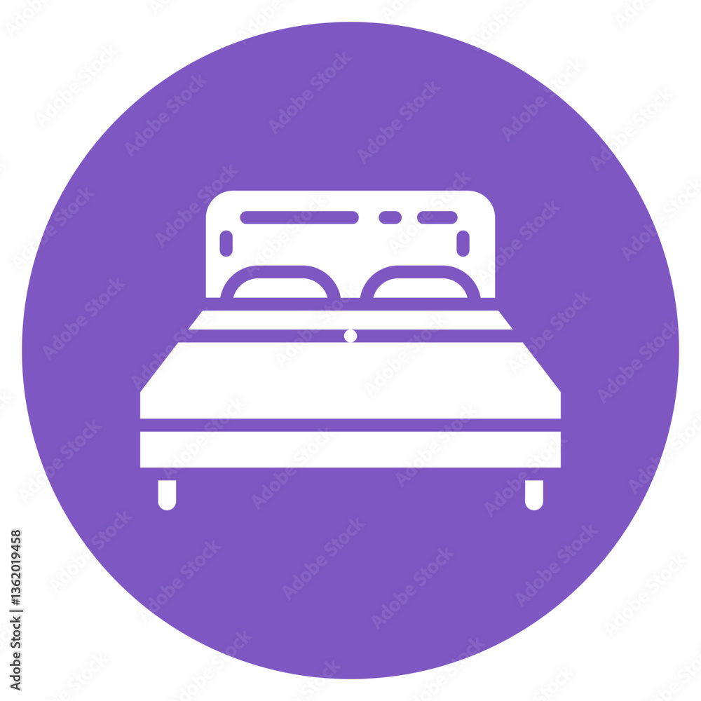 Smart Bed Vector Icon Smart Bed Vector Icon