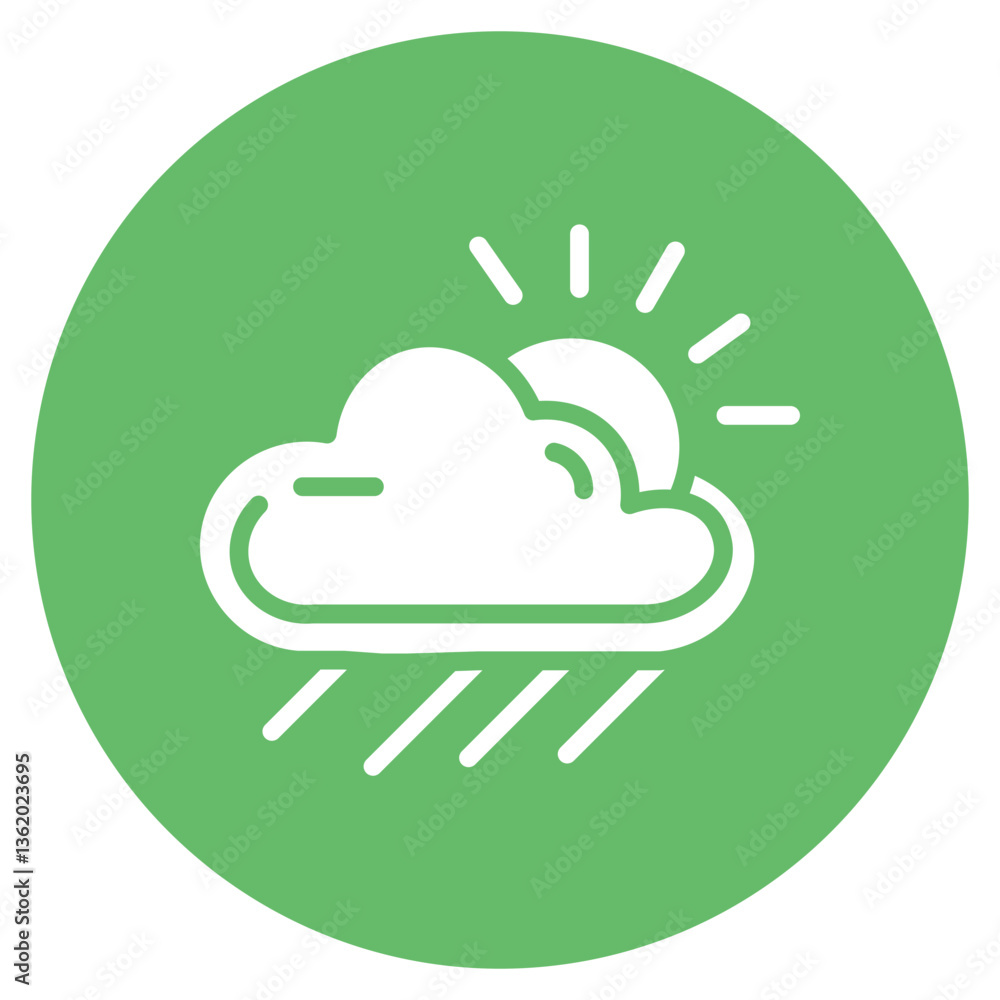 Cloud Break Vector Icon