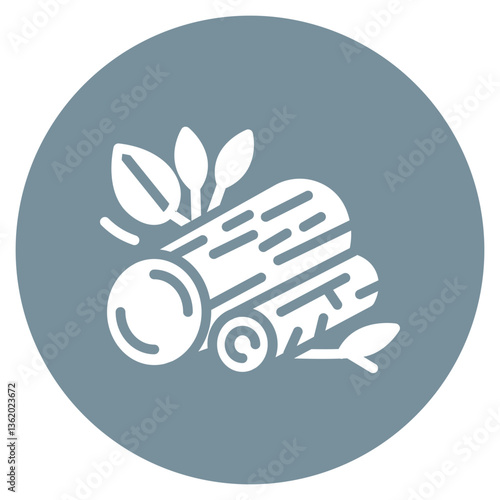 Woodpile Vector Icon