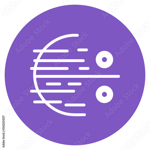 Gale Winds Vector Icon