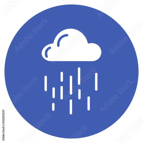 Heavy Rain Vector Icon