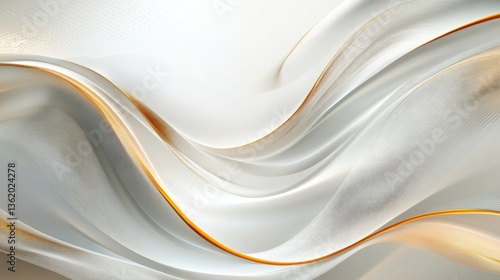 A minimalistic, luxurious white background with thin silver and gold lines for a sleek, modern look