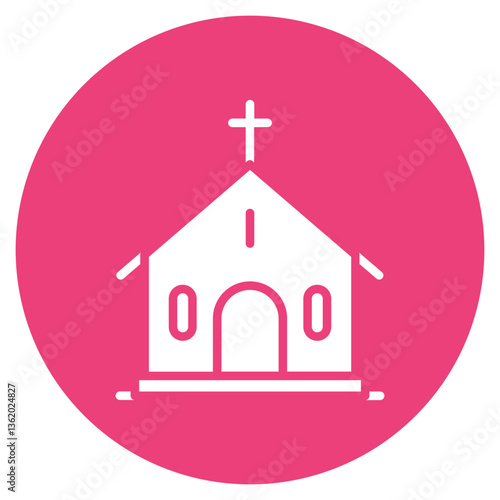 Chapel Windows Vector Icon
