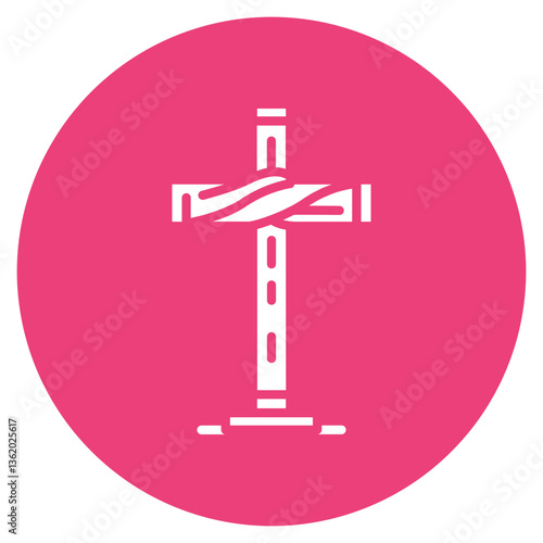 Processional Cross Vector Icon