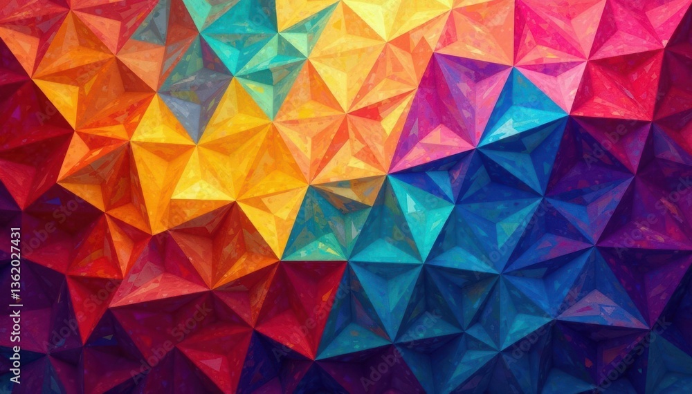 Geometric mosaic, vibrant colors, complex tessellation , pattern, kaleidoscope, polygon Geometric mosaic, vibrant colors, complex tessellation , pattern, kaleidoscope, polygon