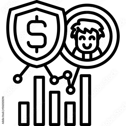 Growth Icon Vector Element