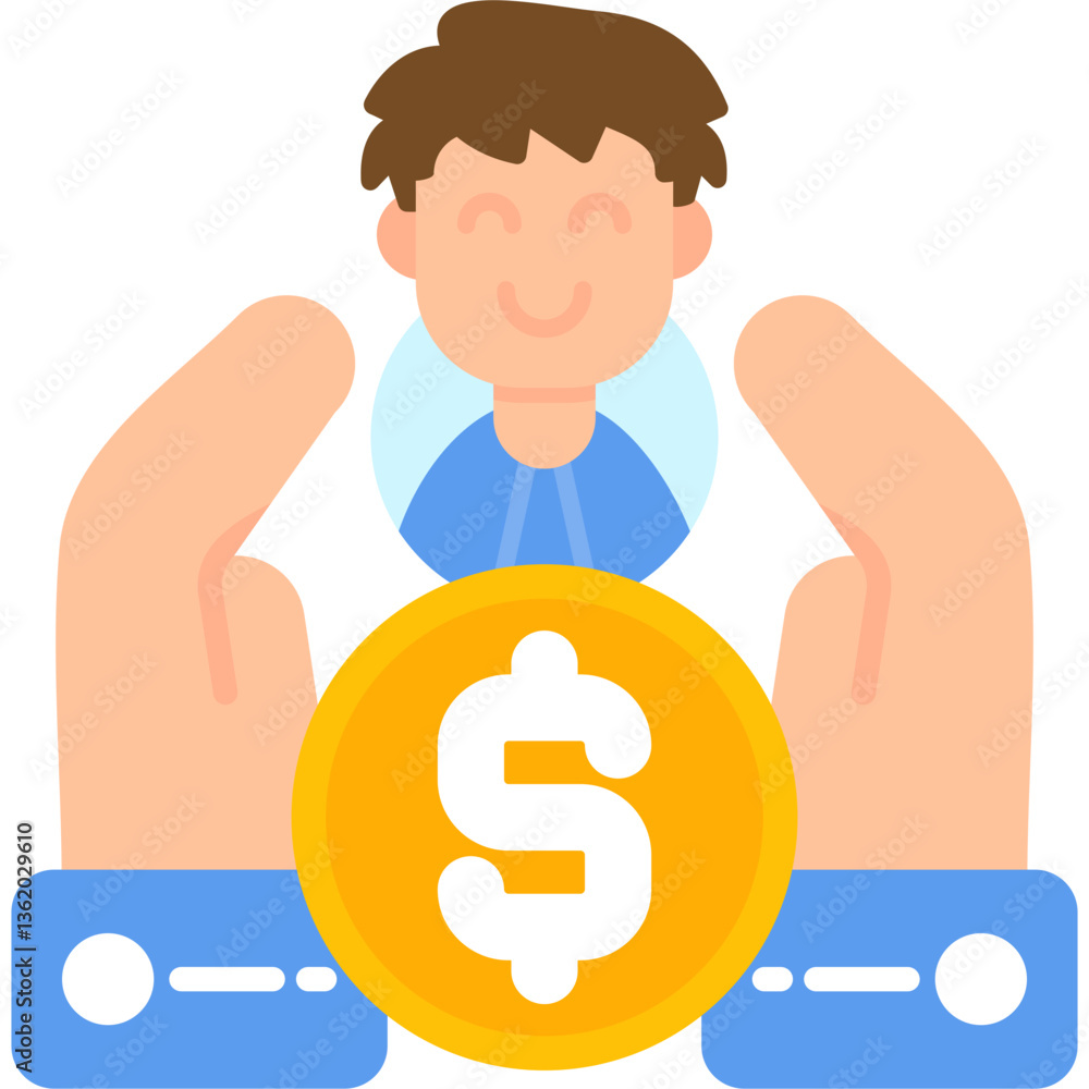 Funds Icon Vector Element Funds Icon Vector Element
