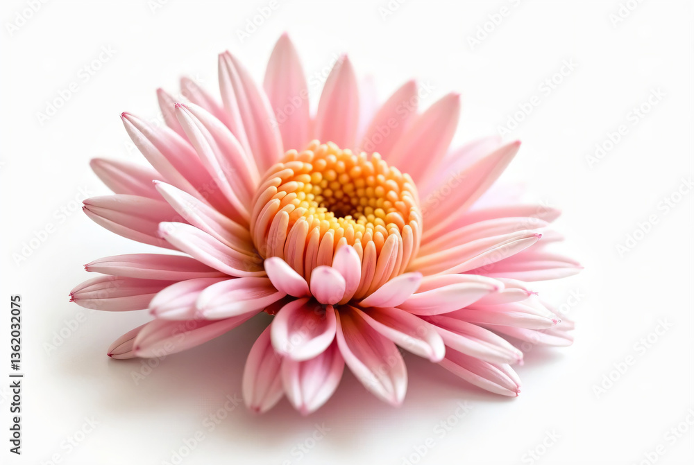 Pink chrysanthemums on white background. Pink chrysanthemums on white background.