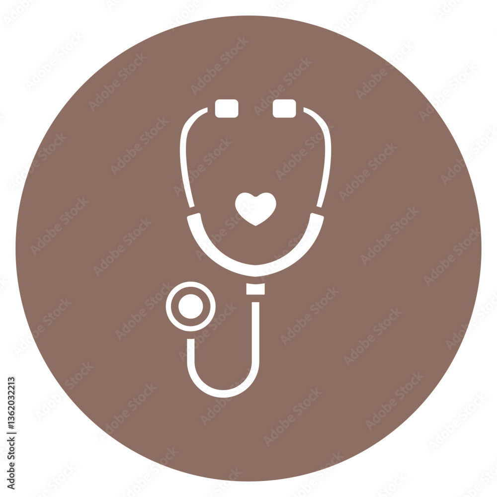 Stethoscope Toy Vector Icon Stethoscope Toy Vector Icon