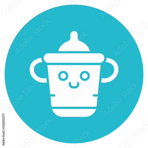 Baby Cup Vector Icon