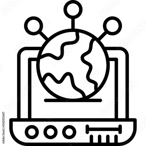 Network Icon Vector Element