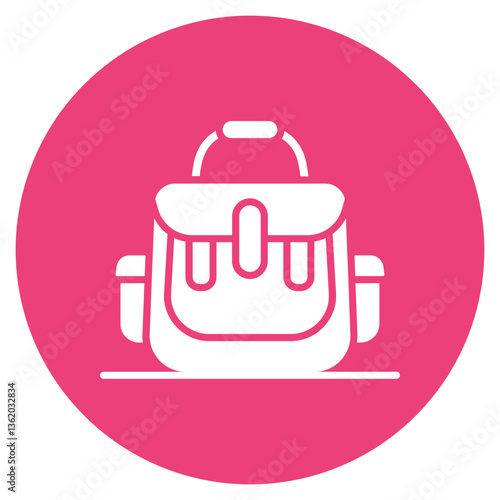 Diaper Bag Vector Icon