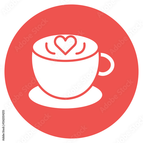 French Vanilla Latte Vector Icon
