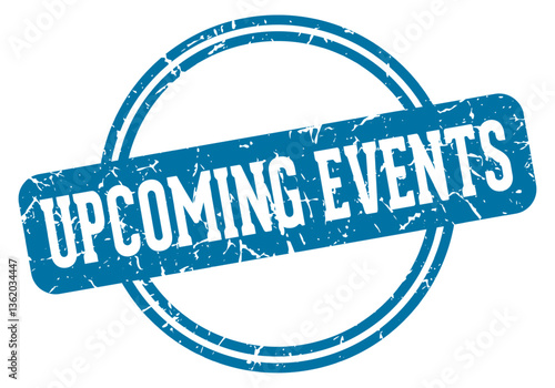 upcoming events stamp