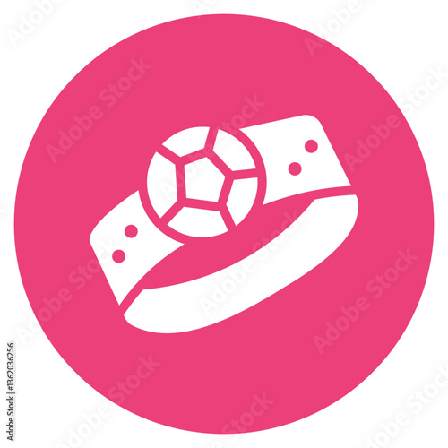 Soccer Captains Armband Vector Icon