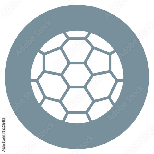 Soccer Match Ball Vector Icon