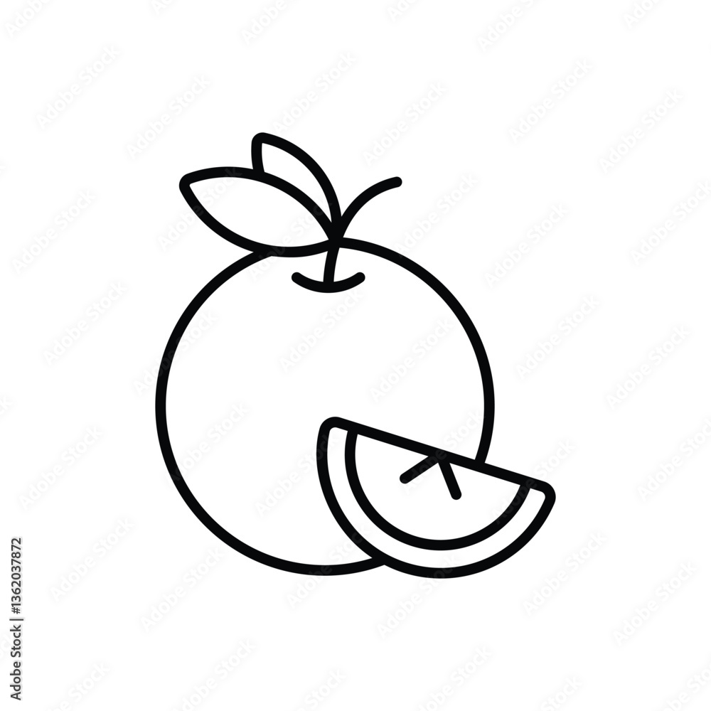 Obraz premium Orange Vector icon
