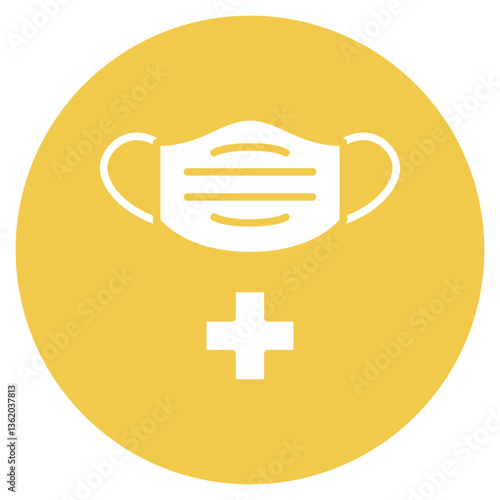 Surgical Mask Vector Icon