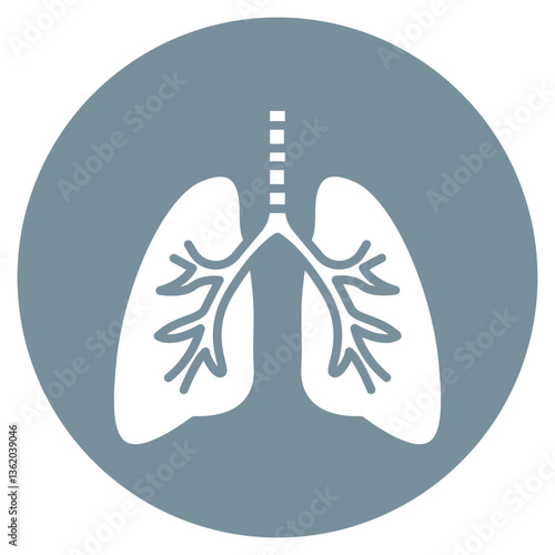 Pulmonary Care Vector Icon