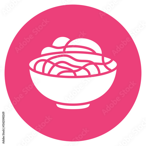 Chow Mein Vector Icon