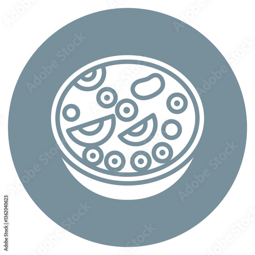 Greek Salad Vector Icon
