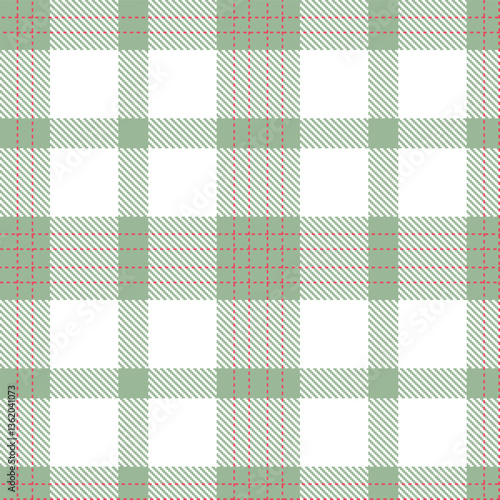 Modern Seamless Tartan in Metallic Greenish Grey tones Textile Design Variant 464