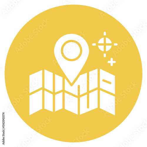 Location History Vector Icon