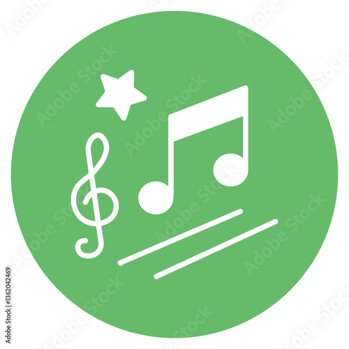 Background Music Vector Icon