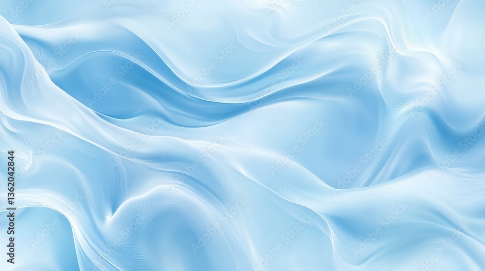 Aerial light blue abstract gradient background blur white waves pattern. Aerial light blue abstract gradient background blur white waves pattern.