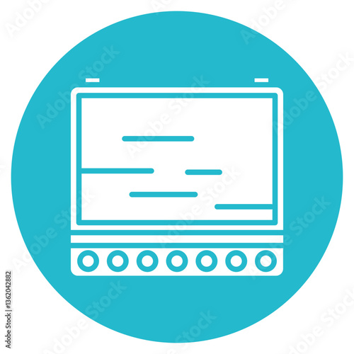 Green Screen Setup Vector Icon