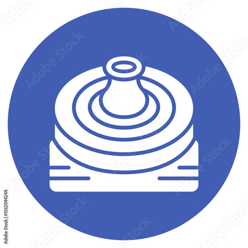 Potter Wheel Vector Icon