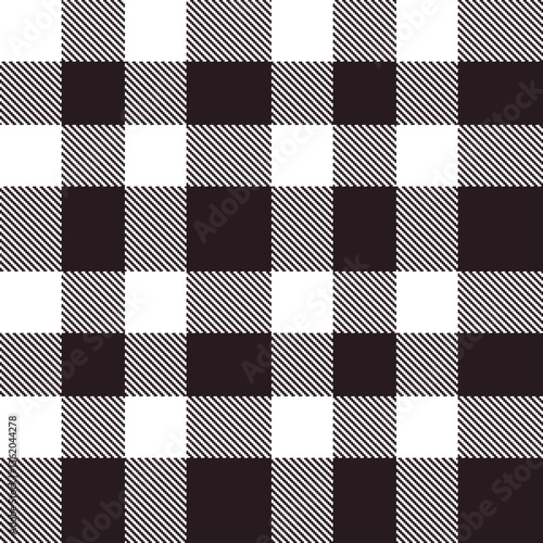 Modern Warm White Seamless Tartan Textile Design Variant 489