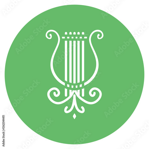 Lyre Vector Icon
