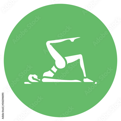 Glute Bridge Vector Icon