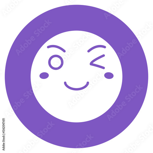 Winking Face Vector Icon