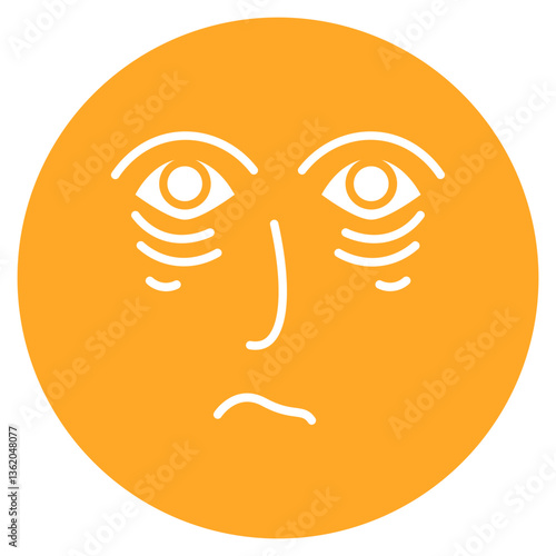 Face with Rolling Eyes Vector Icon