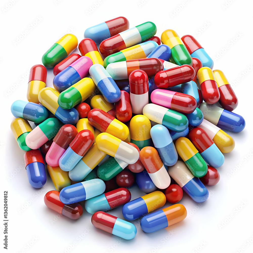 Medicine capsules isolated on transparent background
Medicine capsules isolated on transparent background