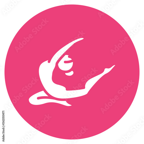 Artistic Gymnastics Vector Icon