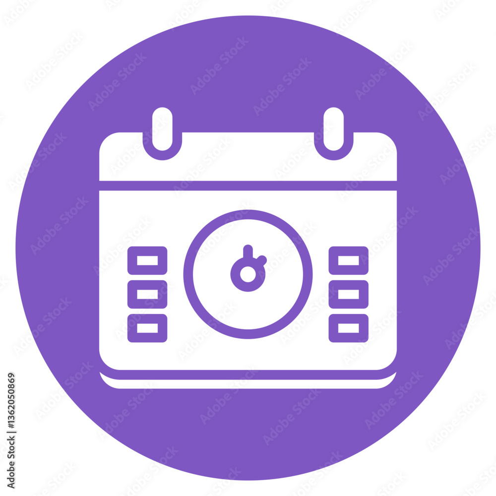 Event Schedule Vector Icon Event Schedule Vector Icon