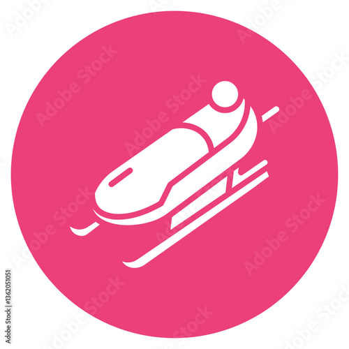 Luge Vector Icon