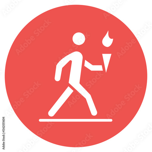 Torchbearer Vector Icon