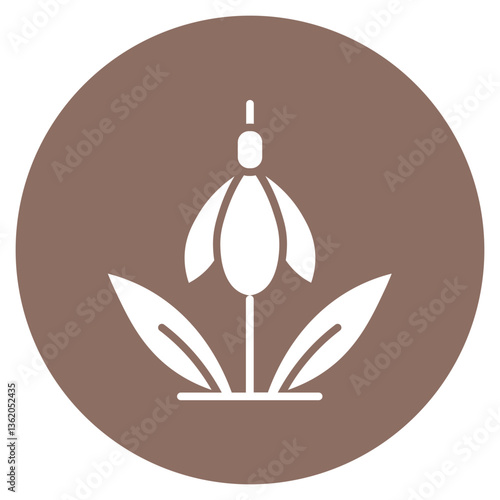 Snowdrop Vector Icon