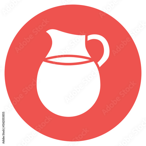 Lemonade Jug Vector Icon