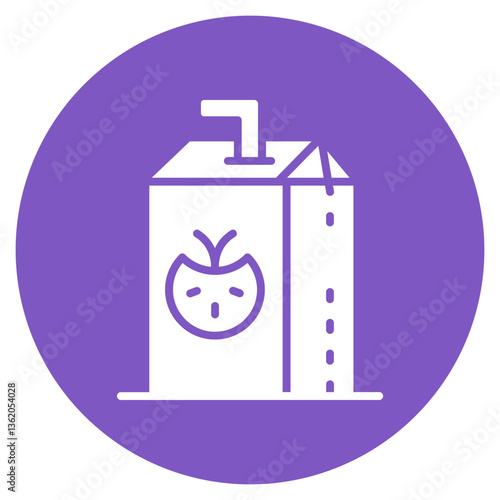 Juice Box Vector Icon