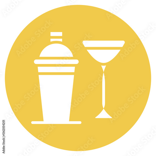 Cocktail Shaker Vector Icon