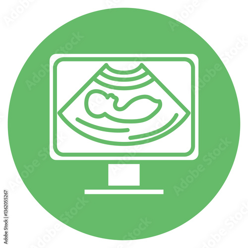 Ultrasonography Vector Icon