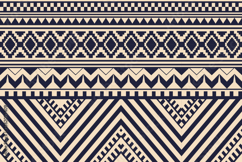 Ethnic geometric pattern, seamless pattern of the Navajo tribe. Native American ethnic. Seamless vector pattern ethnic, seamless Mexican rug, woven carpet. Folk embroidery, Bohemian, Aztec style.
